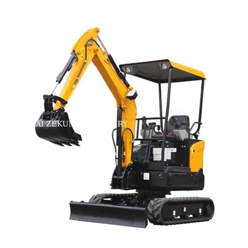 2.5Ton Mini Excavator 8.6KW Mesin Penggali Kecil Dengan Mesin Emisi Euro V