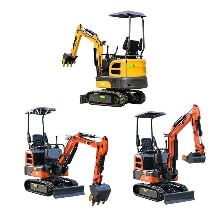 2.5Ton Mini Excavator 8.6KW Mesin Penggali Kecil Dengan Mesin Emisi Euro V