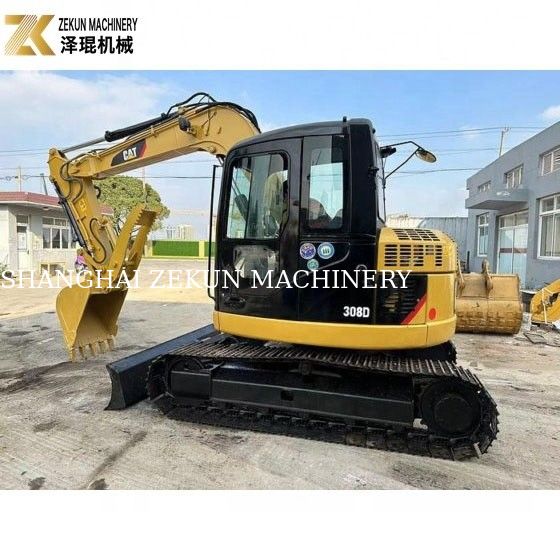 Digunakan 8 Ton CAT 308 Crawler Excavator 308D Mini Bagger dengan Kinerja yang sangat baik