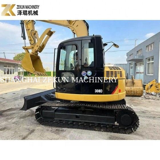 Digunakan 8 Ton CAT 308 Crawler Excavator 308D Mini Bagger dengan Kinerja yang sangat baik