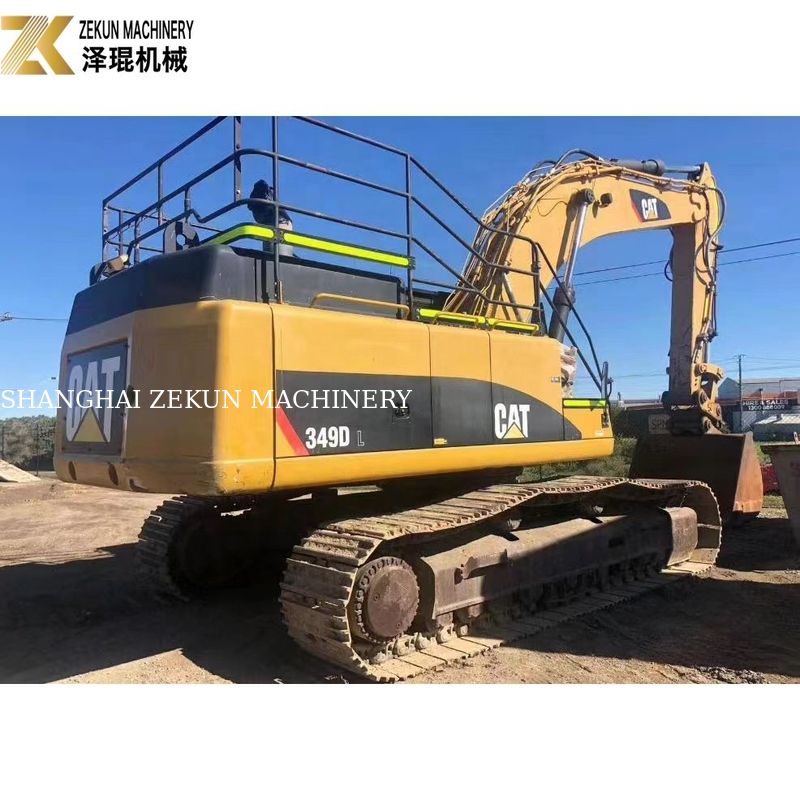 Digunakan CAT 349E Excavator 49 Ton Dengan Cat Asli Untuk Dijual