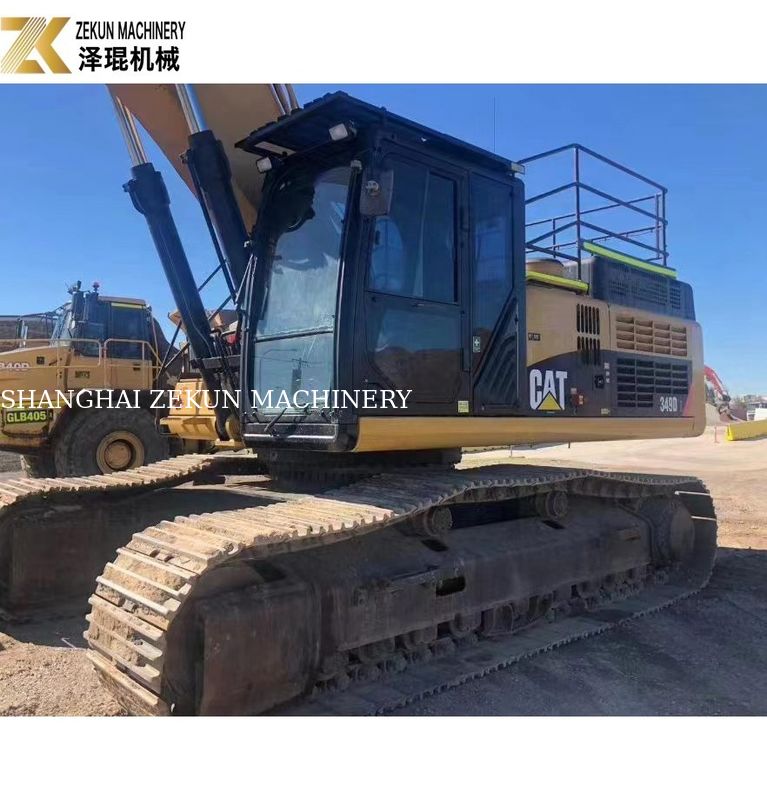 Digunakan CAT 349E Excavator 49 Ton Dengan Cat Asli Untuk Dijual