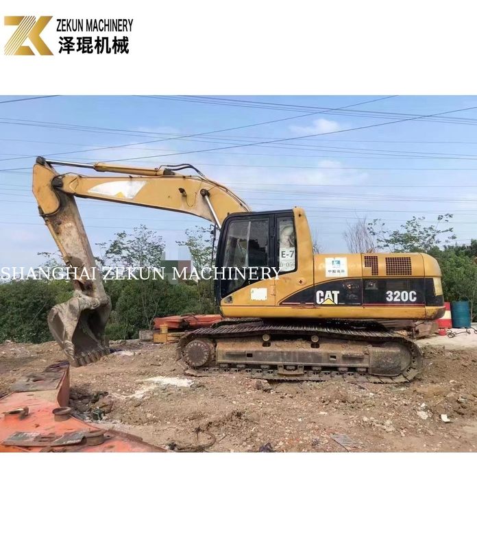 Digunakan CAT 320C Excavator 320 Jam Kerja 4001-6000 Kapasitas ember 0,8m3