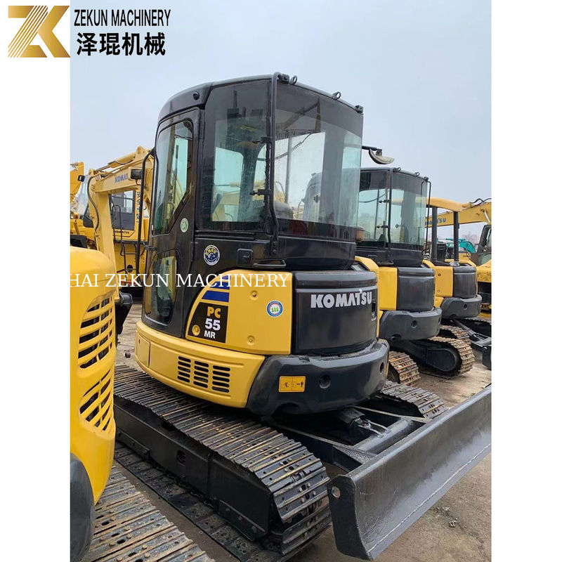 Komatsu PC55MR-2 Excavator second hand dengan 28.5KW Power dan 0.2m3 Bucket Capacity