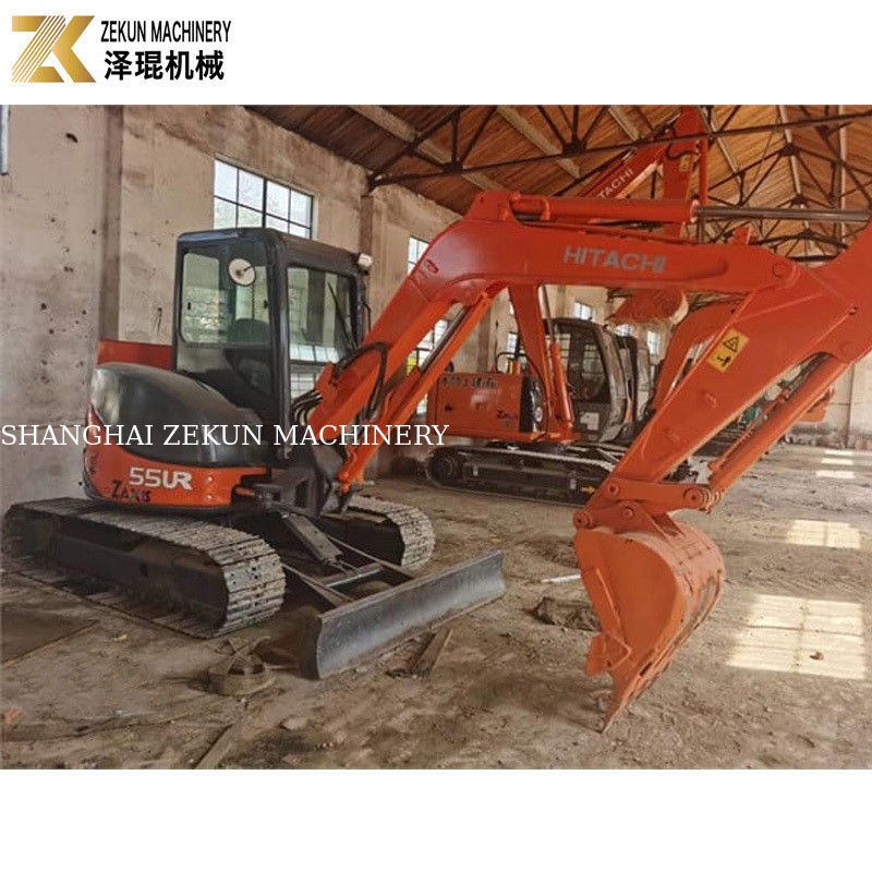 33.1Kw Power Hitachi ZX55 Excavator 5,5 Ton Mini Bagger dengan 2001-4000 Jam Kerja