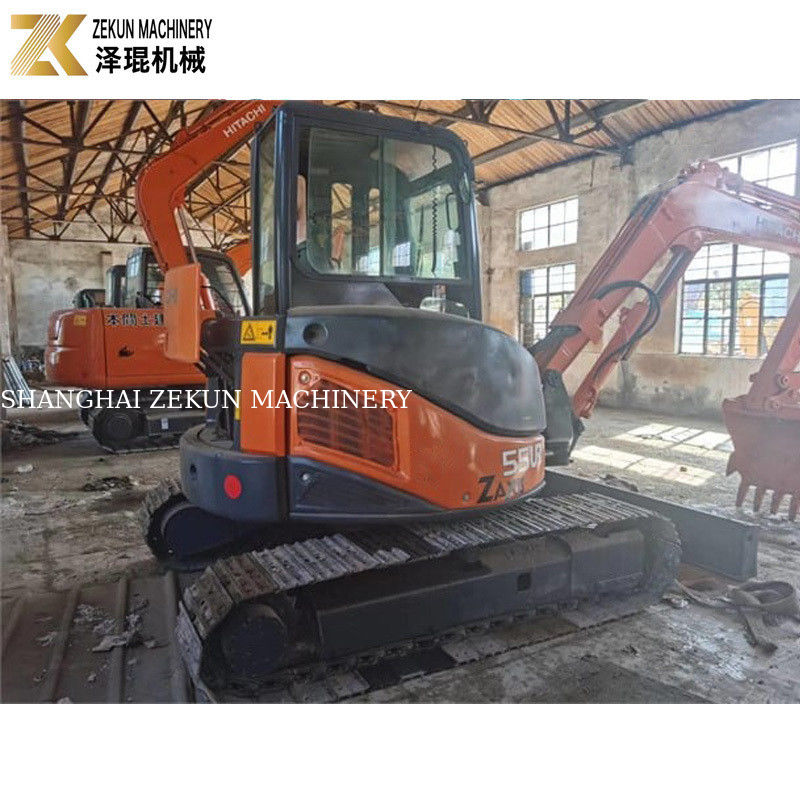 33.1Kw Power Hitachi ZX55 Excavator 5,5 Ton Mini Bagger dengan 2001-4000 Jam Kerja