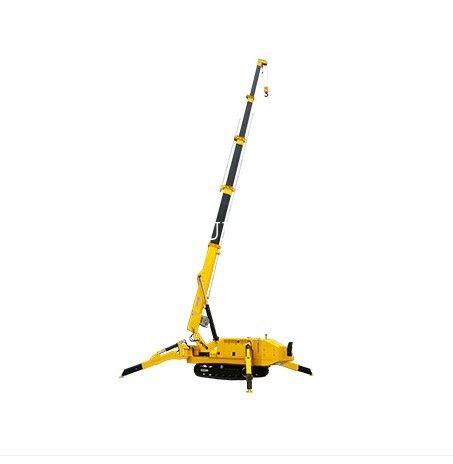Mini Spider Lifting Crawler Crane KB8.0 Hydraulic Crane untuk Max. Ketinggian Angkat 15,7m