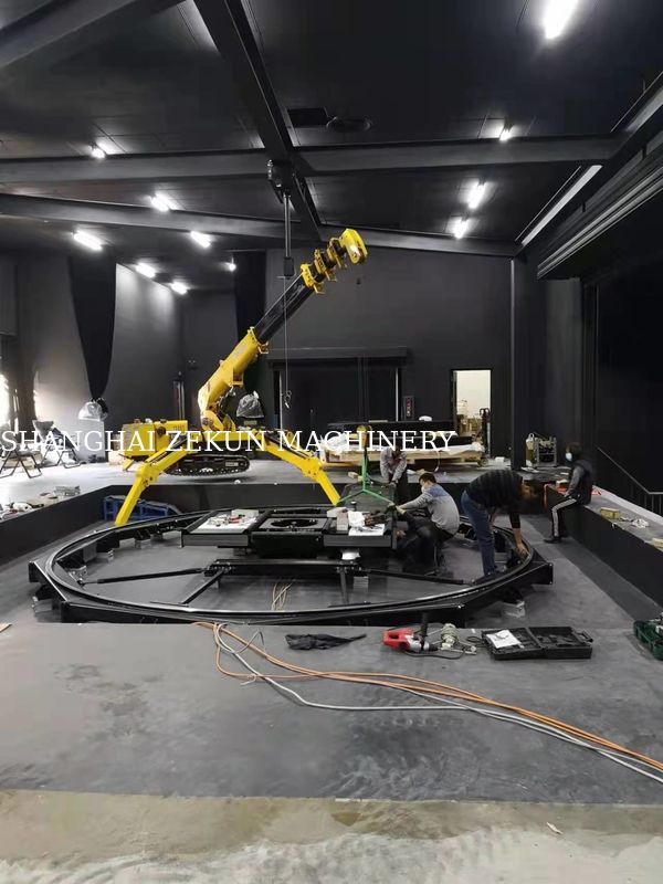 Mini Spider Lifting Crawler Crane KB8.0 Hydraulic Crane untuk Max. Ketinggian Angkat 15,7m