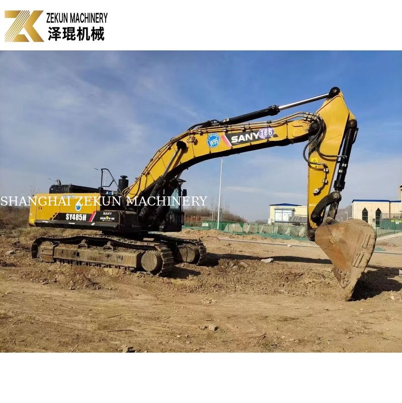 Konstruksi Besar Digunakan Sany 485 Excavator SY485H 48 Ton Dengan Mesin SANY 6WG1X