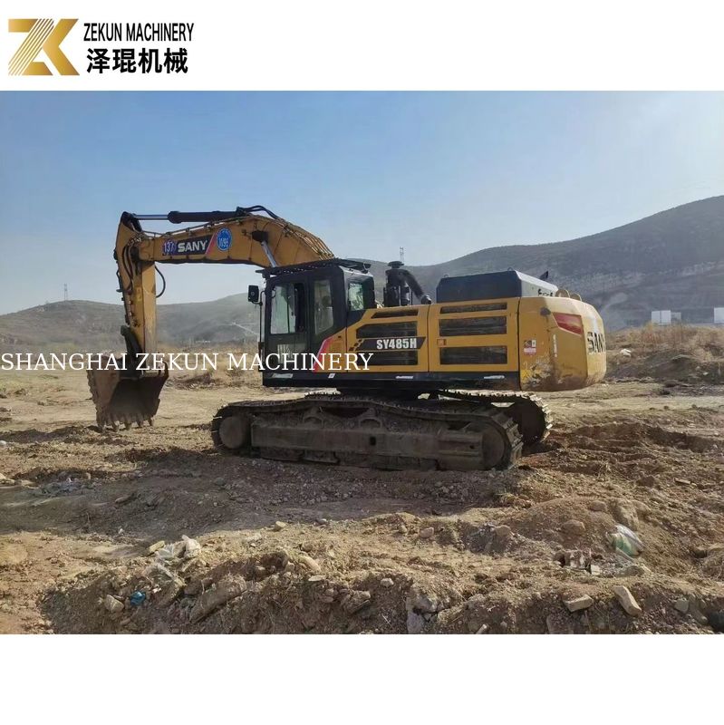 Konstruksi Besar Digunakan Sany 485 Excavator SY485H 48 Ton Dengan Mesin SANY 6WG1X