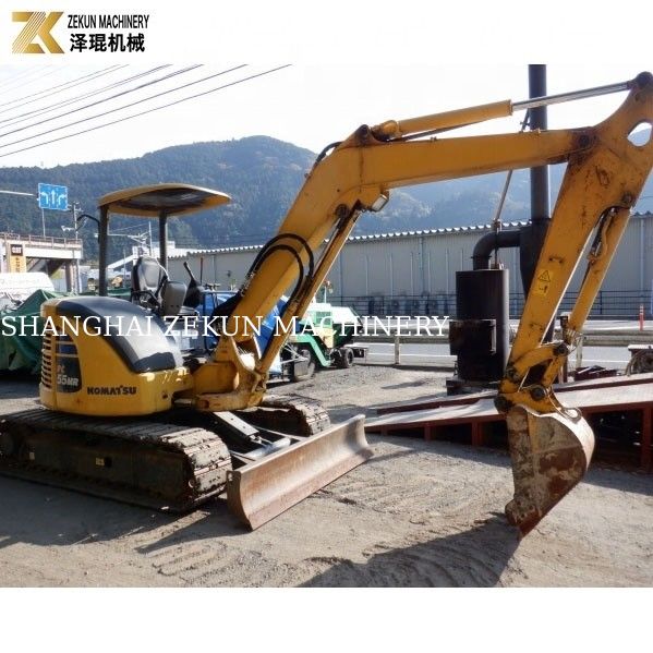 Digunakan Jepang Komatsu PC55MR PC55MR-2 Excavator 5,5 Ton untuk Bangunan dan Pertanian Penggalian