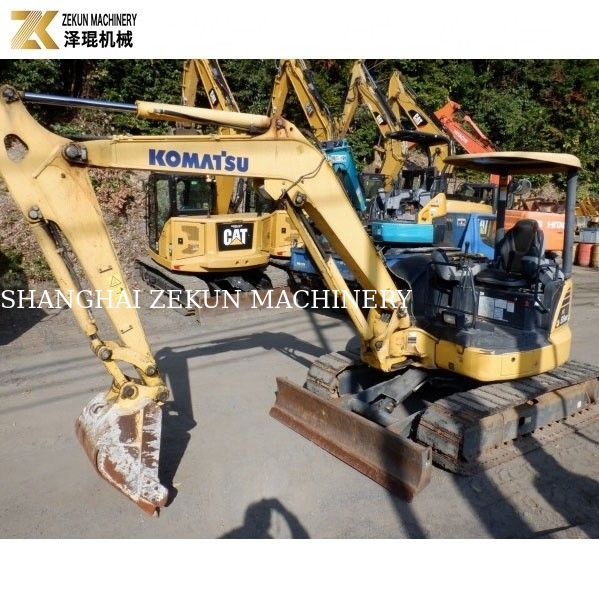 Digunakan Jepang Komatsu PC55MR PC55MR-2 Excavator 5,5 Ton untuk Bangunan dan Pertanian Penggalian