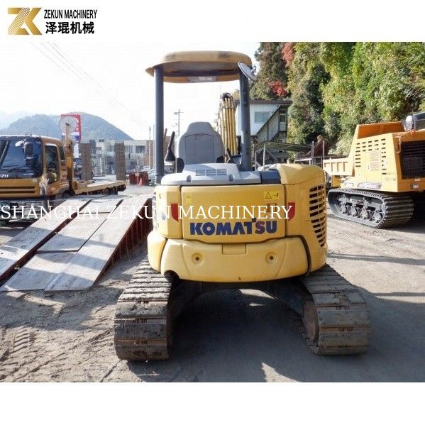 Digunakan Jepang Komatsu PC55MR PC55MR-2 Excavator 5,5 Ton untuk Bangunan dan Pertanian Penggalian