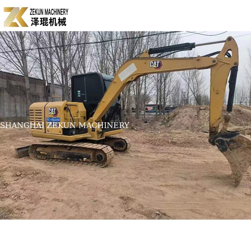 CAT 305.5E2 Excavator Crawler Digunakan 5,5 Ton dengan Jari Hidraulik dari Caterpillar