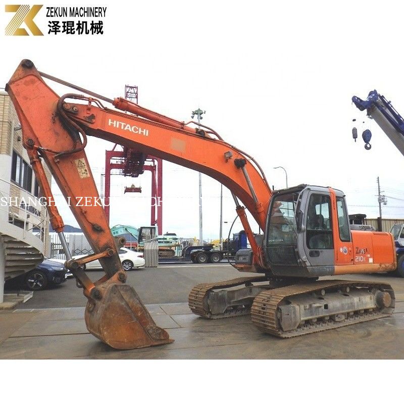 21 Ton Digunakan Hitachi Zaxis 210 Excavator ZX210 Crawler Excavator dengan 1.0m3 Bucket Kapasitas