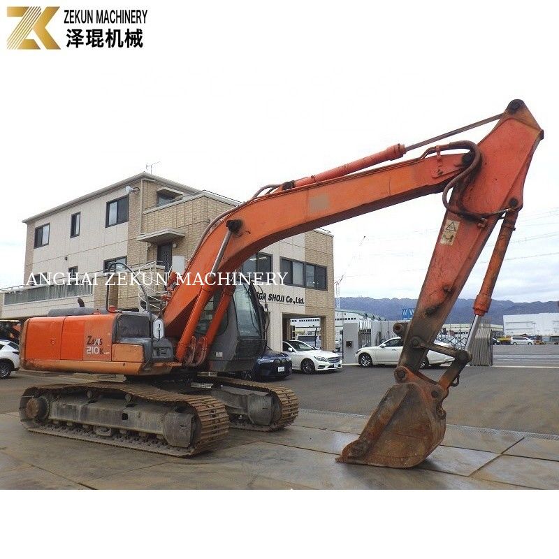 21 Ton Digunakan Hitachi Zaxis 210 Excavator ZX210 Crawler Excavator dengan 1.0m3 Bucket Kapasitas