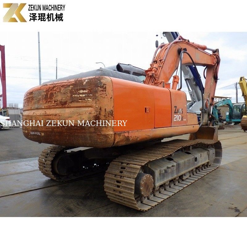 21 Ton Digunakan Hitachi Zaxis 210 Excavator ZX210 Crawler Excavator dengan 1.0m3 Bucket Kapasitas