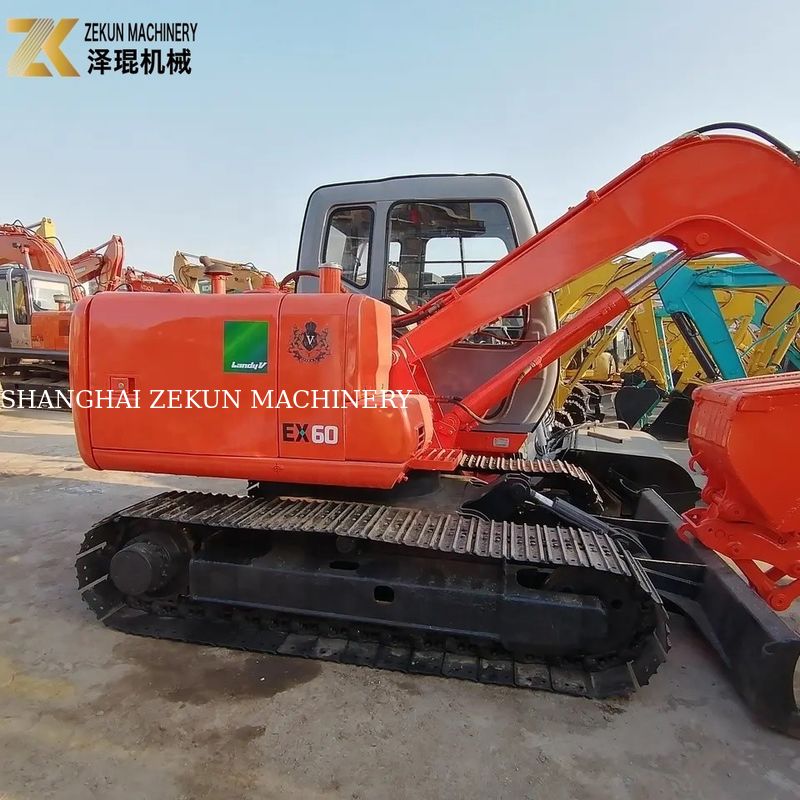2018 Original Digunakan Hitachi EX60 Excavator Crawler Mesin EX60-5 dengan katup hidraulik