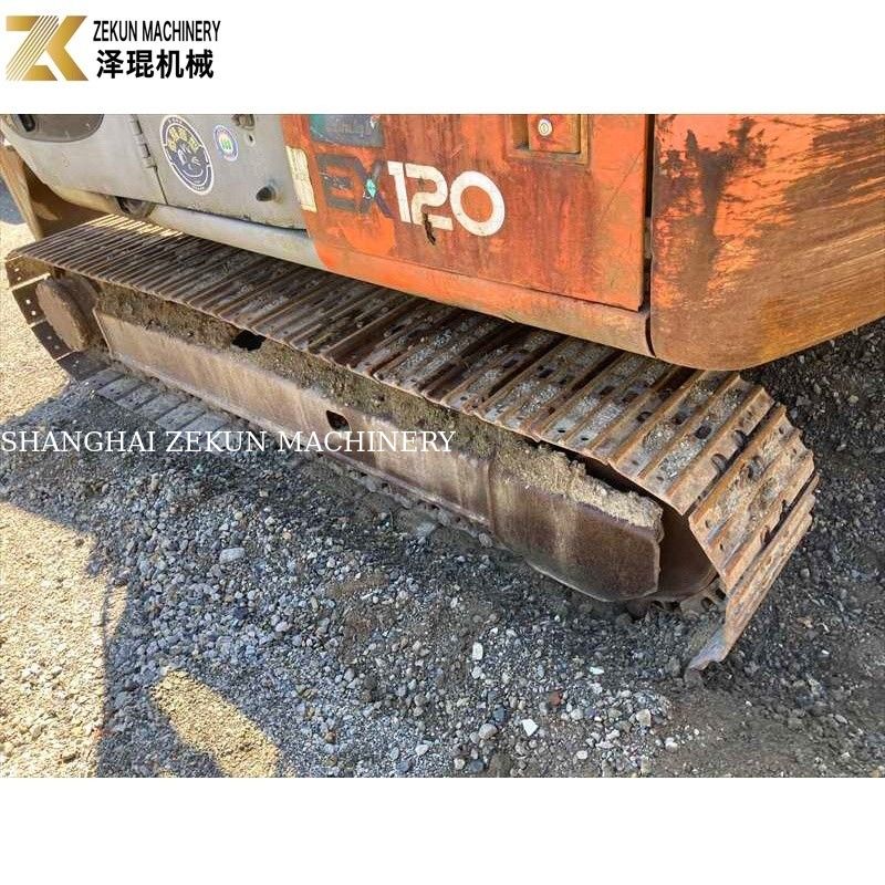 Warna Asli 12Ton Digunakan Hitachi EX 120 Excavator EX120-5 dengan mesin ISUZU 60.5Kw