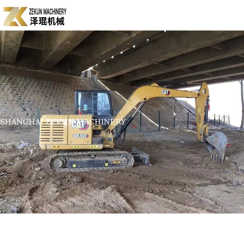 CAT 305.5E Digunakan Mini Excavator 5.5 Ton Cat Asli Mesin CAT