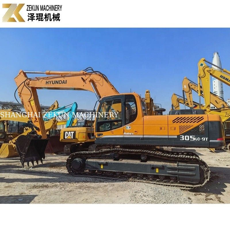 30 Ton Digunakan Hyundai 305 Excavator 305LC 305LC-9T Dari Korea 1.4m3 Ember