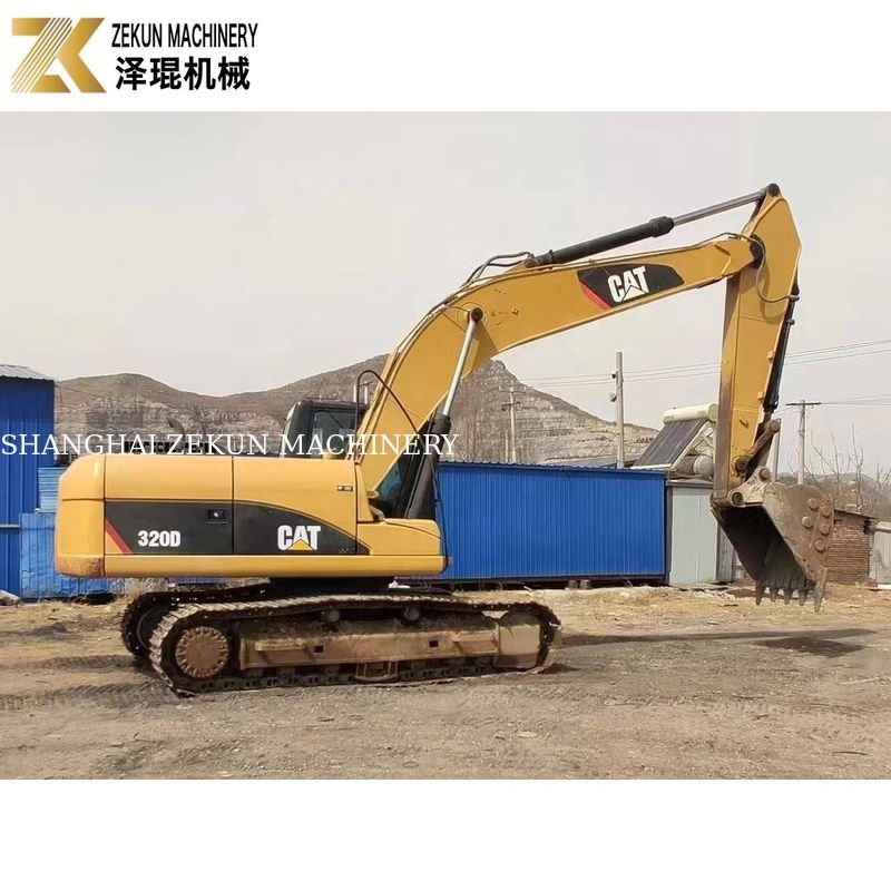 CAT 320D Crawler Excavator Digunakan di Jepang 20930 KG Berat Mesin CAT Hydraulic Valve