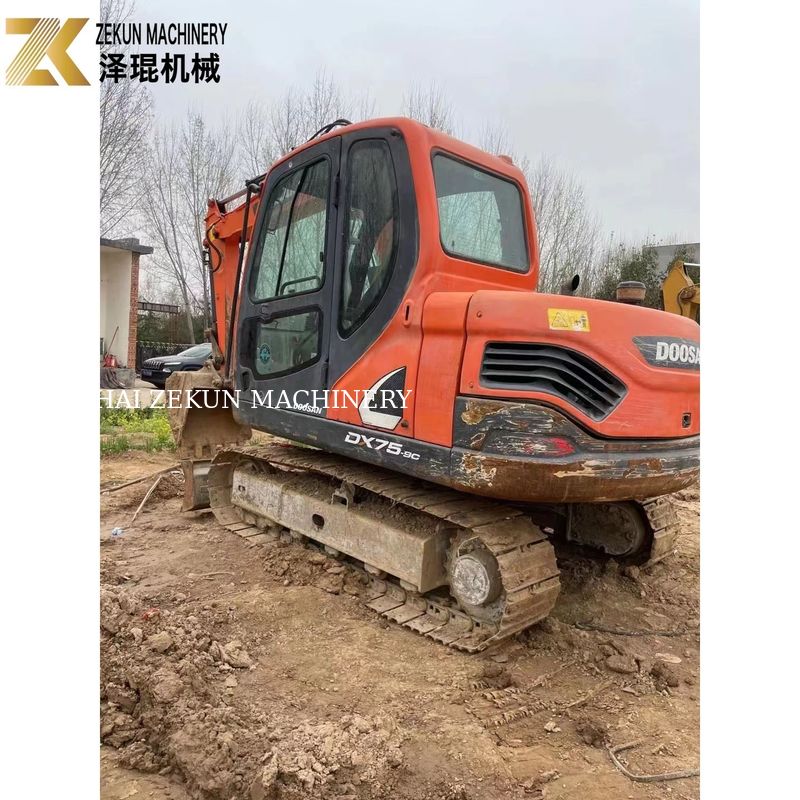5 Ton Doosan 55 Excavator DH55 Digunakan Doosan Excavator 0.175M3 Ember