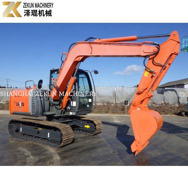 Mini kecil 7Ton Hitachi Zaxis 70 Crawler Excavator ZX70 dengan 2001-4000 Jam Kerja
