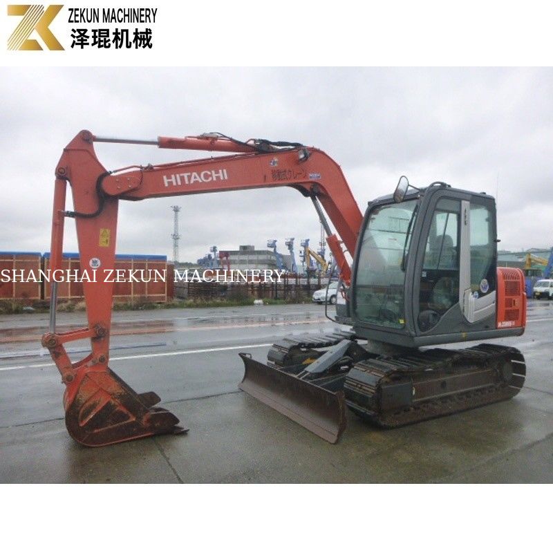 7 Ton Hitachi ZX 70 Excavator Dengan Jempol dan Mesin ISUZU Kuat untuk ember kecil