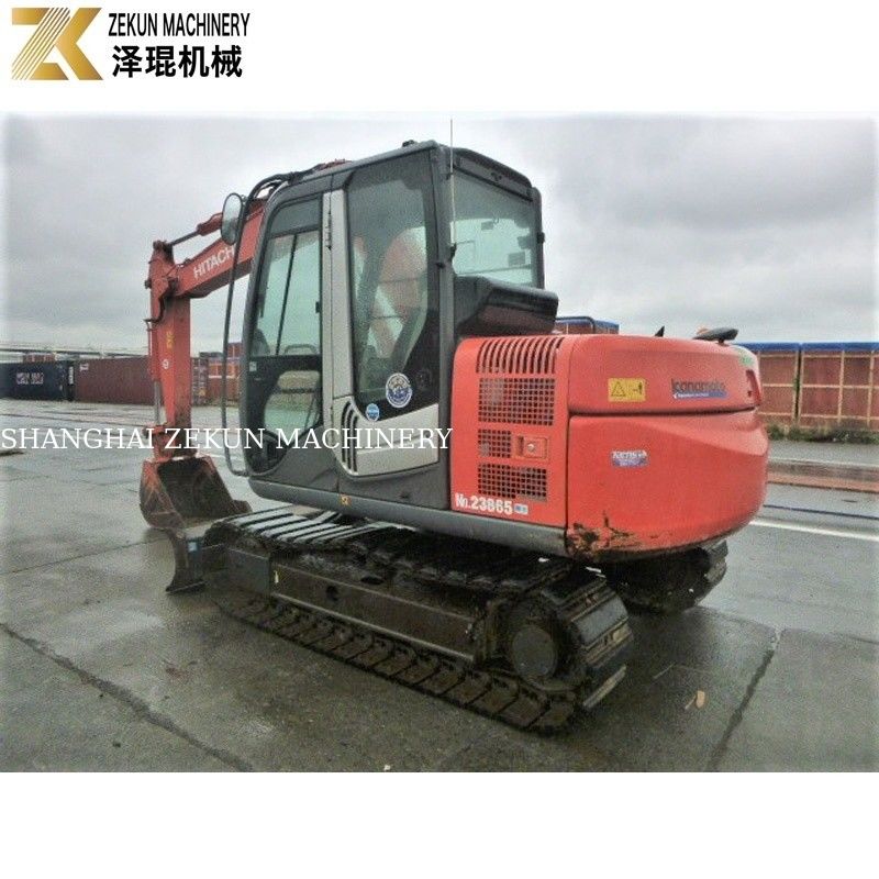 7 Ton Hitachi ZX 70 Excavator Dengan Jempol dan Mesin ISUZU Kuat untuk ember kecil
