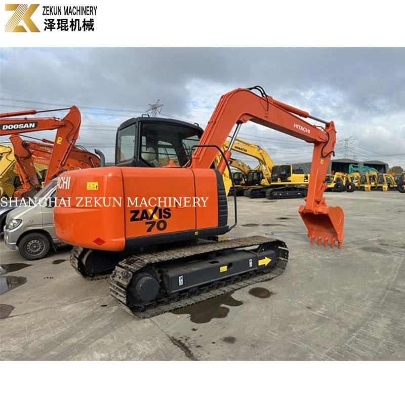 Digunakan Hitachi ZX70 Excavator dengan mesin ISUZU dan pompa hidrolik asli di Jepang