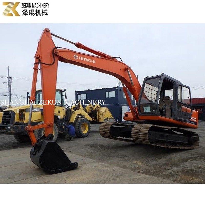 Hitachi EX120-1 Excavator untuk Crawler Running dalam Pembangunan Jalan Dibuat di Jepang