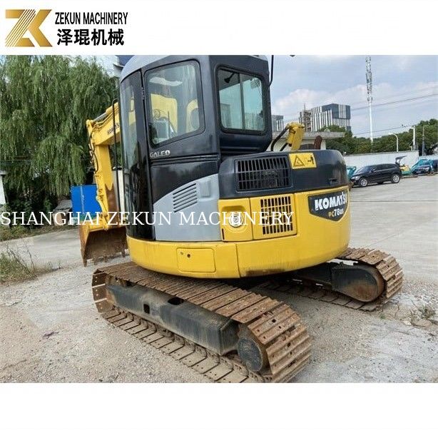 Digunakan Komatsu PC78 Excavator 7ton PC78US-6 dengan 0.28m3 Bucket Kapasitas dan 37KW Power
