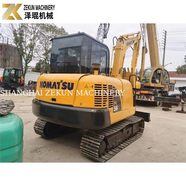 Komatsu PC56-7 Mini Excavator dengan berat operasi 5 ton dan mesin diesel tahan lama