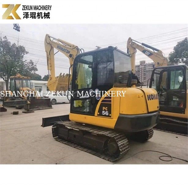 Komatsu PC56-7 Mini Excavator dengan berat operasi 5 ton dan mesin diesel tahan lama