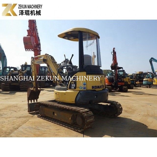 Komatsu PC35 mini ukuran bekas Excavator 3ton Berat Operasi 3700 KG Berat Mesin