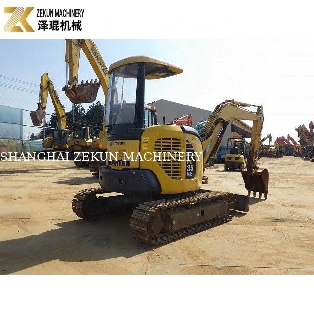 Komatsu PC35 mini ukuran bekas Excavator 3ton Berat Operasi 3700 KG Berat Mesin