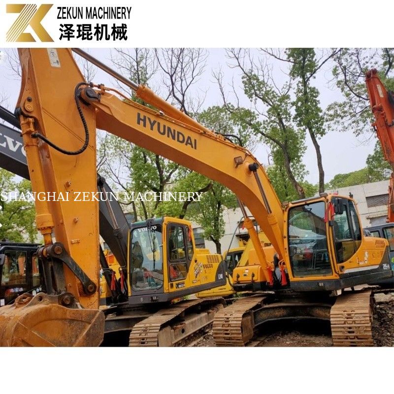 21 Ton Digunakan Hyundai 215 Excavator R215-9 Diggers Tangan Kedua Dengan Pompa Asli