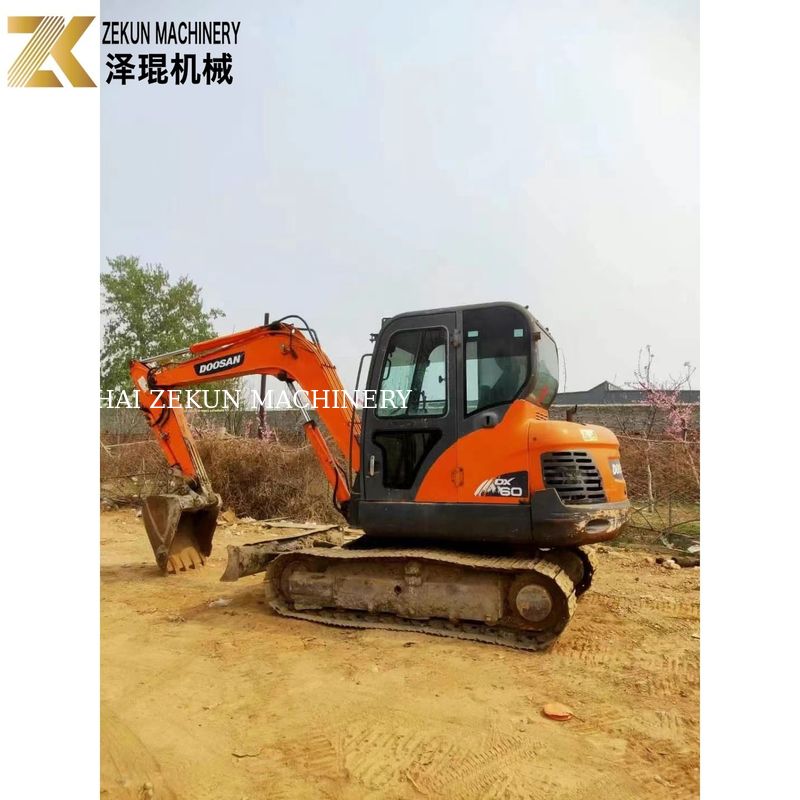 Second Hand Doosan DX60-7 DX60-9 6T Digunakan Crawler Excavator Dari Korea