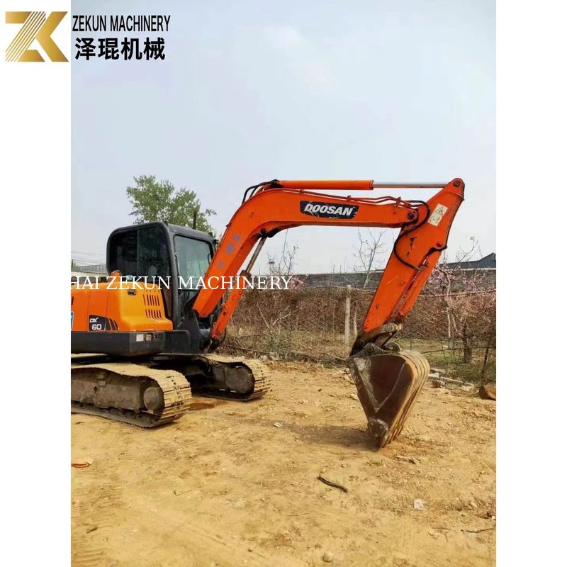 Second Hand Doosan DX60-7 DX60-9 6T Digunakan Crawler Excavator Dari Korea