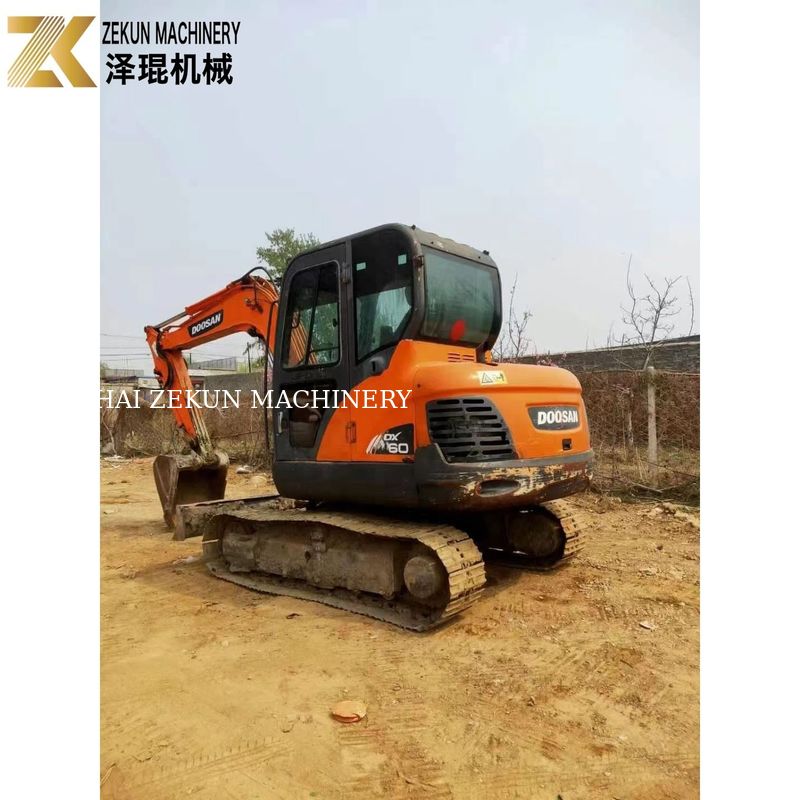 Second Hand Doosan DX60-7 DX60-9 6T Digunakan Crawler Excavator Dari Korea