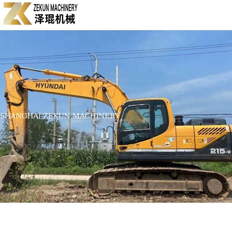 112KW 2018 Hyundai R215 Excavator 215-9 21,5 Ton Excavators bekas