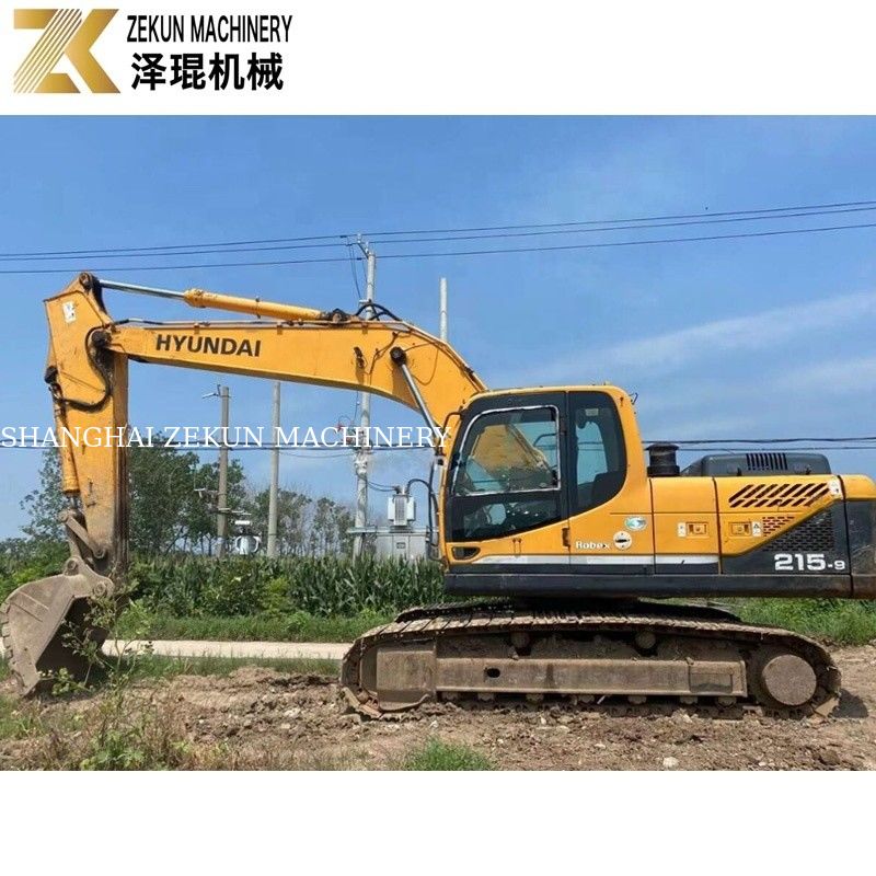 112KW 2018 Hyundai R215 Excavator 215-9 21,5 Ton Excavators bekas