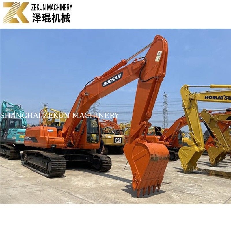 Digunakan Earth Digger 22 Ton Doosan 220 Excavator DH220LC-7 Mesin 21400 K