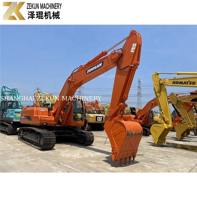Digunakan Earth Digger 22 Ton Doosan 220 Excavator DH220LC-7 Mesin 21400 K