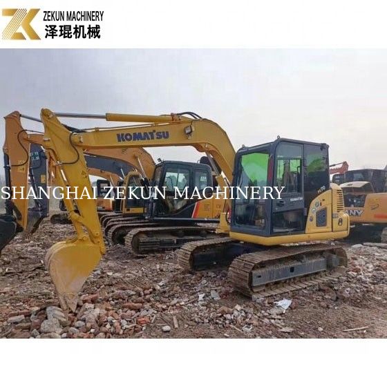 0.35m3 Ember Digunakan Komatsu Excavator PC 70 8 7T Digunakan Komatsu Mini Excavator