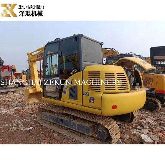 0.35m3 Ember Digunakan Komatsu Excavator PC 70 8 7T Digunakan Komatsu Mini Excavator