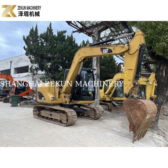 41.5KW Digunakan Cat 307 Excavator 7 Ton Digunakan Crawler Excavator Konstruksi