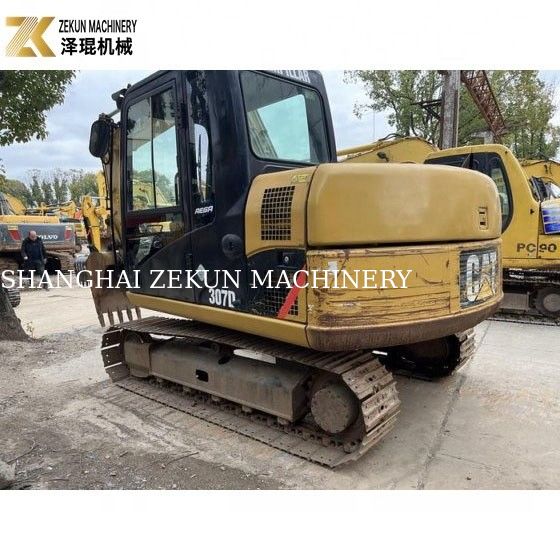 41.5KW Digunakan Cat 307 Excavator 7 Ton Digunakan Crawler Excavator Konstruksi