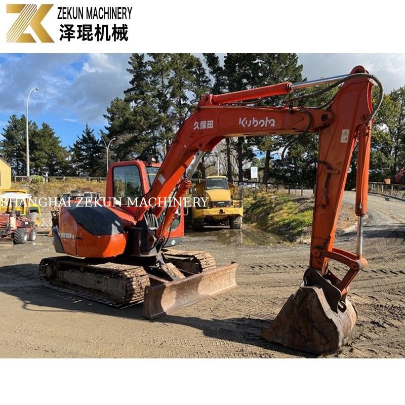 KX185 KX185-3 8 Ton Mini Excavator Kubota 185 Digunakan Mesin Excavator